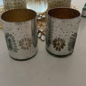 Pottery Barn Winter Votives Candle Decor Set